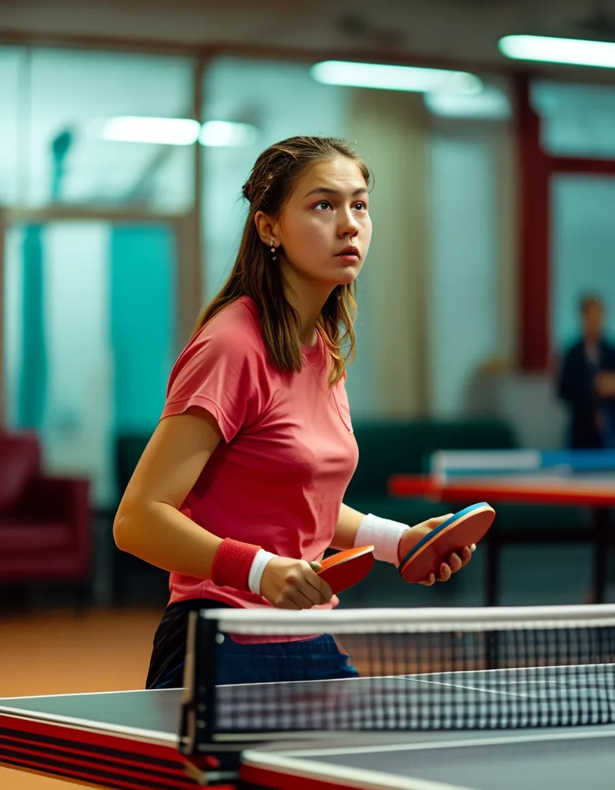Why Your Return Goes Long Against a Heavy Topspin Serve Specifically